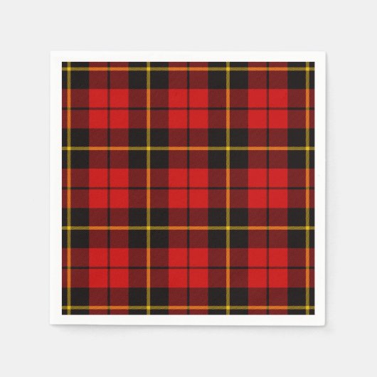 Clan Wallace Tartan Servet (Voorkant)