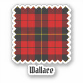Clan Wallace Tartan Sticker (Voorkant)