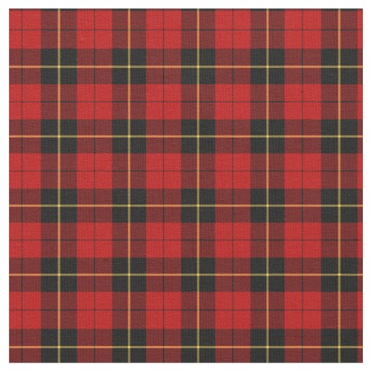 Clan Wallace Tartan Stof (Close Up)