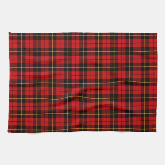 Clan Wallace Tartan Theedoek (Horizontaal)