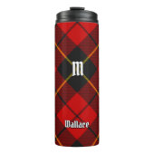 Clan Wallace Tartan Thermal Tumbler Thermosbeker (Voorkant)