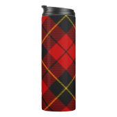 Clan Wallace Tartan Thermal Tumbler Thermosbeker (Geroteerd rechts)