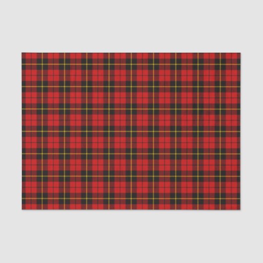 Clan Wallace Tartan Tissuepapier (Voorkant)