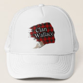 Clan Wallace Tartan verfborstel Pet (Voorkant)
