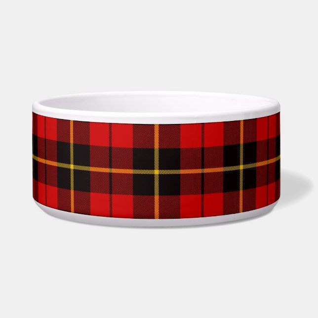 Clan Wallace Tartan Voerbakje (Voorkant)