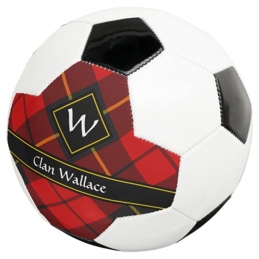 Clan Wallace Tartan Voetbal (Drie kwart)