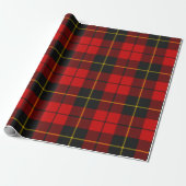 Clan Wallace Tartan Wrapping Paper Cadeaupapier (Uitgerold)