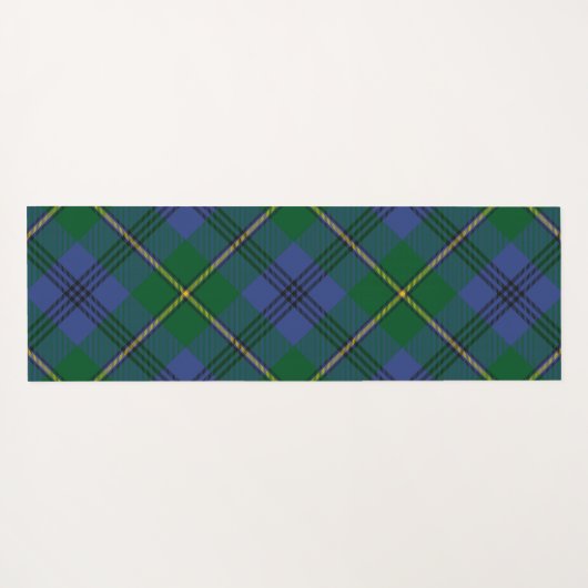 Clan Wallace Tartan Yoga Mat (Achterkant (horizontaal))