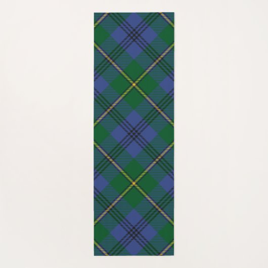 Clan Wallace Tartan Yoga Mat (Achterkant)