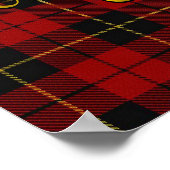 Clan Wallace's oude Stirling Bridge Coffee Co. Poster (Hoek)