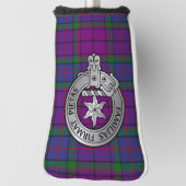 Clan Wardlaw Crest & Tartan Golfheadcover (Draai 90)