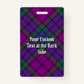 Clan Wardlaw Tartan Badge (Achterkant)
