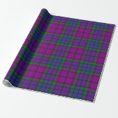 Clan Wardlaw Tartan Cadeaupapier (Uitgerold)