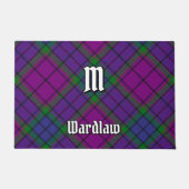 Clan Wardlaw Tartan Deurmat (Voorkant)