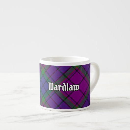 Clan Wardlaw Tartan Espresso Kop (Voorkant rechts)