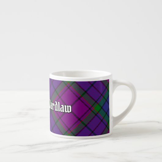 Clan Wardlaw Tartan Espresso Kop (Rechts)