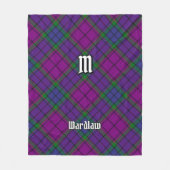 Clan Wardlaw Tartan Fleece Deken (Voorkant)