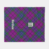 Clan Wardlaw Tartan Fleece Deken (Voorkant (Horizontaal))