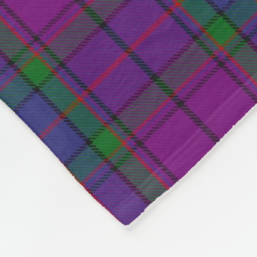 Clan Wardlaw Tartan Fleece Deken (Hoek)