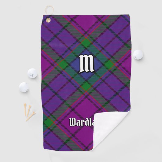 Clan Wardlaw Tartan Golfhanddoek (Insitu)