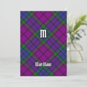 Clan Wardlaw Tartan Kaart (Staand voorkant)
