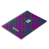 Clan Wardlaw Tartan Notitieboek (Linkerzijde)