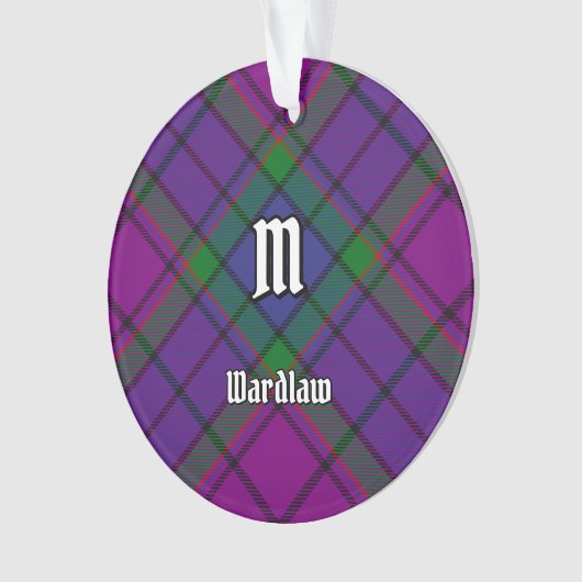Clan Wardlaw Tartan Ornament (voorkant)