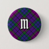 Clan Wardlaw Tartan Ronde Button 5,7 Cm (Voorkant)