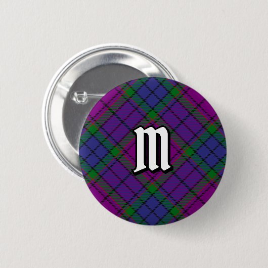 Clan Wardlaw Tartan Ronde Button 5,7 Cm (Voorkant /achterkant)