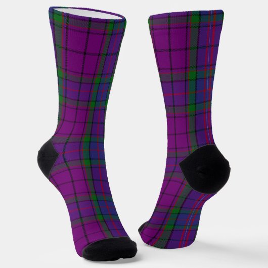 Clan Wardlaw Tartan Sokken (Gebogen)