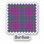 Clan Wardlaw Tartan Sticker (Voorkant)