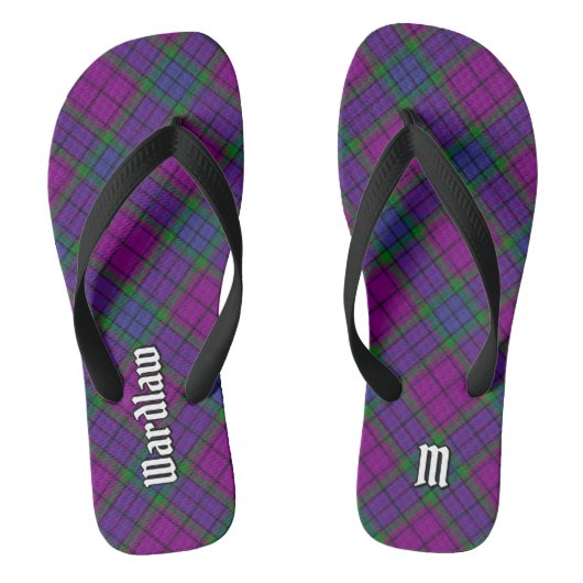 Clan Wardlaw Tartan Teenslippers (Voetbed)
