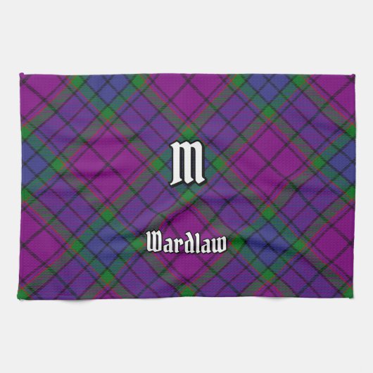Clan Wardlaw Tartan Theedoek (Horizontaal)