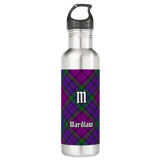 Clan Wardlaw Tartan Waterfles (Voorkant)