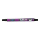 Clan Wardlaw Tartan Zwarte Inkt Pen (Voorkant)