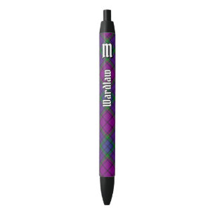 Clan Wardlaw Tartan Zwarte Inkt Pen