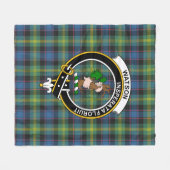 Clan Watson Ancient Tartan Pset Fleece Deken (Voorkant (Horizontaal))