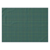 Clan Watson Bright Blue en Green Scottish Tartan Tafelkleed (Voorkant (Horizontaal))