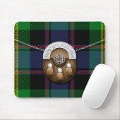 Clan Watson Tartan en Sporran Muismat (Met muis)
