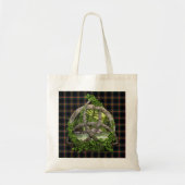 Clan Watt Tartan Celtic Trinity Tote Bag (Voorkant)