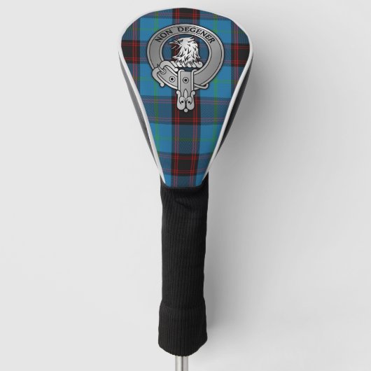 Clan Wedderburn Crest & Tartan Golfheadcover (Voorkant)