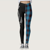 Clan Wedderburn Crest & Tartan Leggings (Voorkant)