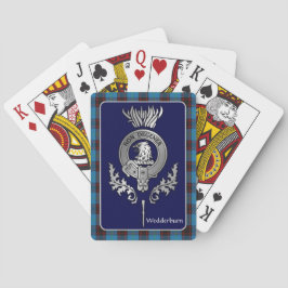 Clan Wedderburn Crest & Tartan Pokerkaarten