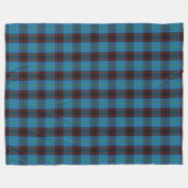Clan Wedderburn Tartan Fleece Deken (Voorkant (Horizontaal))