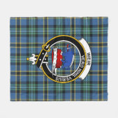 Clan Weir Ancient Tartan Pset Fleece Deken (Voorkant (Horizontaal))