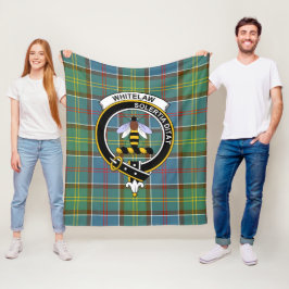 Clan Whitelaw Ancient Tartan Pset Fleece Deken