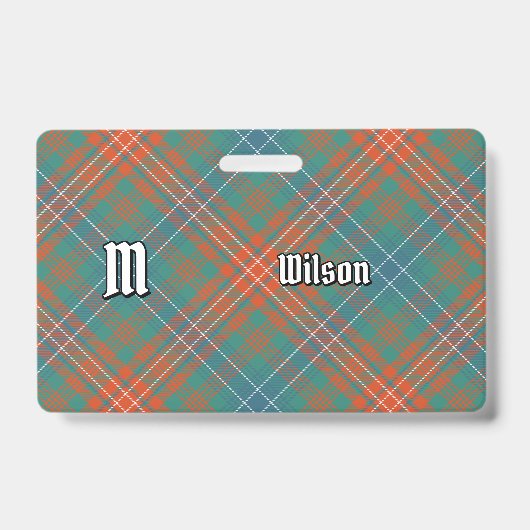 Clan Wilson Ancient Tartan Badge (Voorkant)