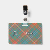 Clan Wilson Ancient Tartan Badge (Voorkant met clip)
