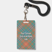 Clan Wilson Ancient Tartan Badge (Achterkant met koord)