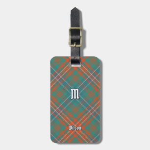 Clan Wilson Ancient Tartan Bagagelabel